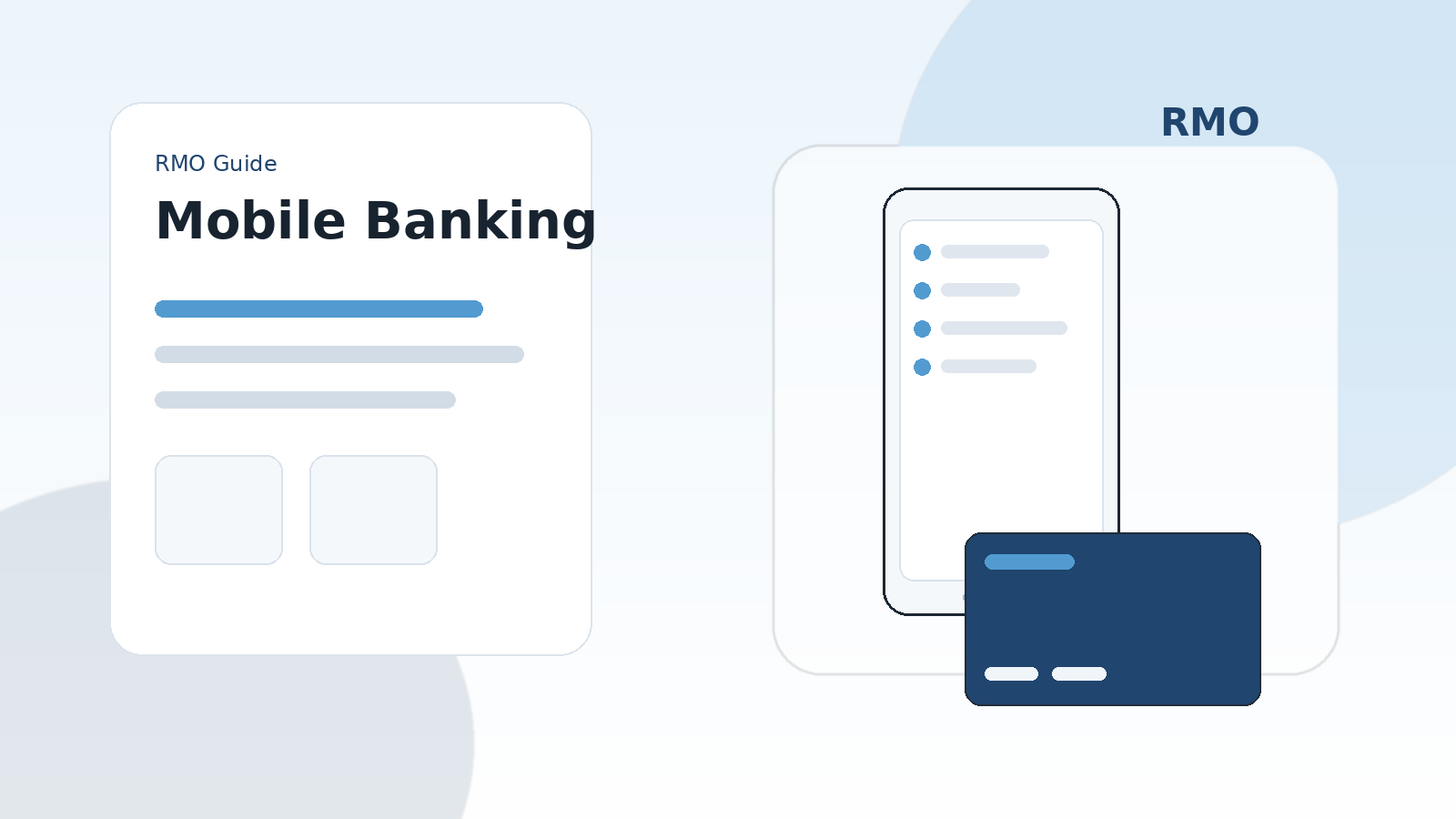 Mobile banking dashboard with bill pay, transfers, deposits, and account alerts